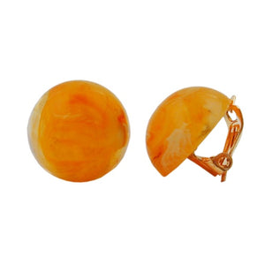Clip, 17mm, gelb-orange-weiß marmoriert