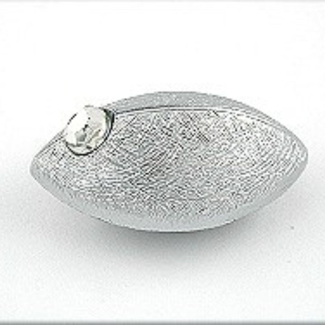 Brosche Maus silber-matt 35x20mm