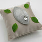 Brosche Maus silber-matt 35x20mm