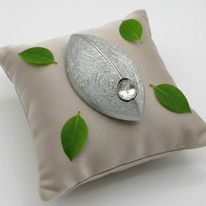 Brosche Maus silber-matt 35x20mm