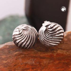 Clip ca.21mm Muscheldekor silberantik