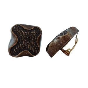 Clip 27x29mm Kreuz altgoldfarben