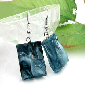 Kette Drahtkette mit Glasperlen grün und oliv-transparent 43cm