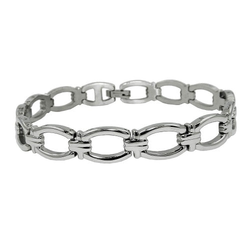 Armband 10mm Fantasiekette Damenarmband Edelstahl 21cm Gliederarmband