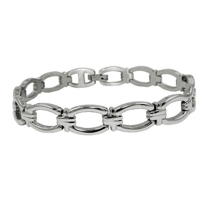 Armband 10mm Fantasiekette Damenarmband Edelstahl 21cm Gliederarmband