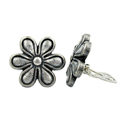 Clip, Blüte, altsilber-farbig