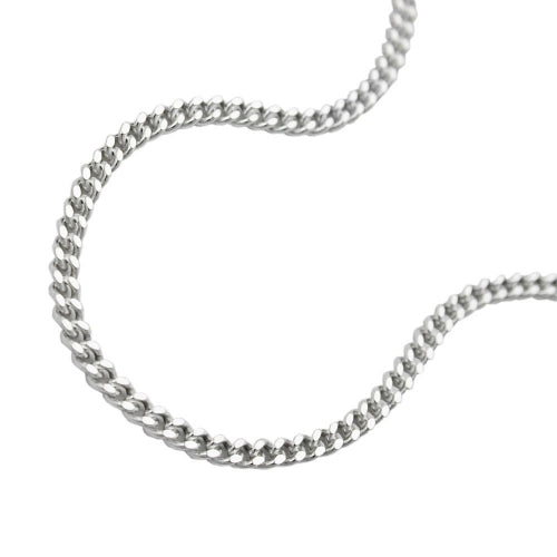 Kette 1,4mm Flachpanzerkette 2x diamantiert Silber 925 36 - 60cm