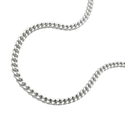 Kette 1,4mm Flachpanzerkette 2x diamantiert Silber 925 36 - 60cm