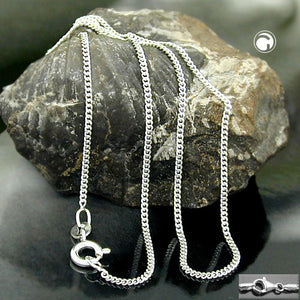 Kette 1,4mm Flachpanzerkette 2x diamantiert Silber 925 36 - 60cm
