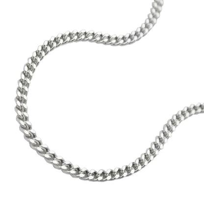Kette 1,7mm Flachpanzerkette 2x diamantiert Silber 925 45/55/60cm