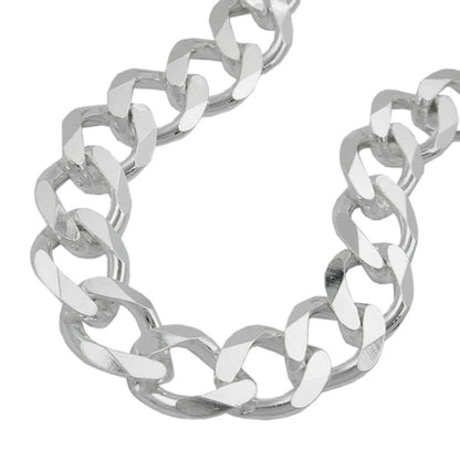 Armband/Kette 11x2mm Weitpanzer Silber 925 21/23/50cm