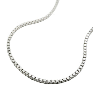 Fußkette 1mm Venezianerkette längenvariabel mit 3 Ösen Silber 925 27/36/40cm