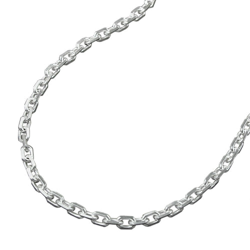 Kette 2mm Ankerkette 8x diamantiert Silber 925 38/50/60cm