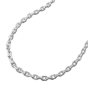 Kette 2mm Ankerkette 8x diamantiert Silber 925 38/50/60cm