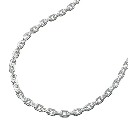 Kette 2mm Ankerkette 8x diamantiert Silber 925 38/50/60cm