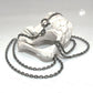 Kette 2mm Ankerkette rhodiniert Silber 925 40/45/60cm