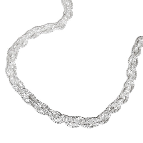 Armband/Kette 3mm Doppelankerkette Silber 925 19/42/45/50cm