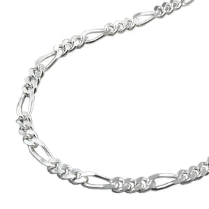 Armband/Kette 3mm Figarokette Silber 925 21/45/50cm