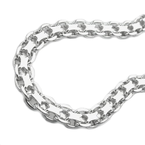 Armband 4,6mm Bismarckkette Silber 925 19/21cm