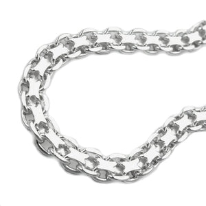 Armband 4,6mm Bismarckkette Silber 925 19/21cm