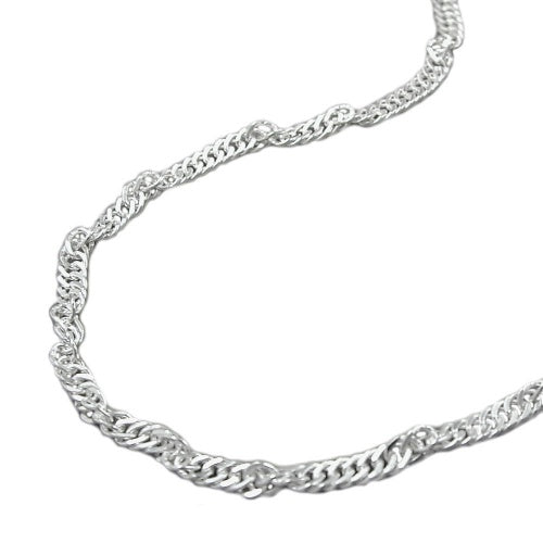 Armband/Kette2mm Singapurkette Silber 925 19 - 60cm