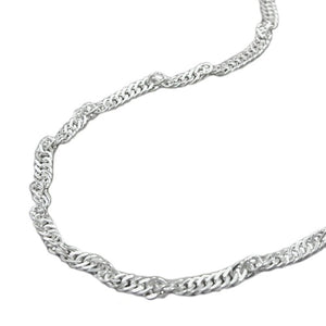 Armband/Kette2mm Singapurkette Silber 925 19 - 60cm