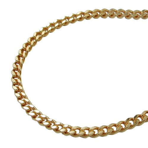 Kette Flachpanzer 2,8mm vergoldet AMD 50cm