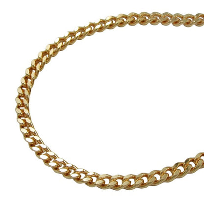 Kette Flachpanzer 2,8mm vergoldet AMD 50cm