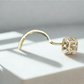 Nasenstecker 14 Karat Gold 585 Spirale Detailansicht
