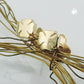 Kleeblatt-Ohrstecker glänzend 5mm 9 Karat Gelbgold