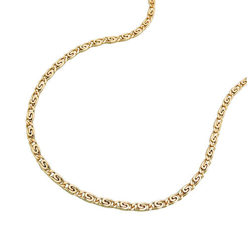 Kette 1,2mm S-Panzer 14Kt GOLD 42/45cm