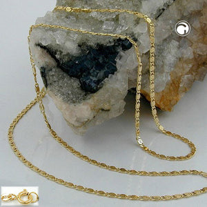 Kette 1,2mm S-Panzer 14Kt GOLD 42/45cm