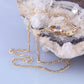 Armband/Halskette 1,4mm Figarokette 14Kt GOLD 19/42/45/50cm