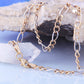 Figaro-Panzer-Armband/-Kette 3,6mm Bicolor Gold 375 9kt