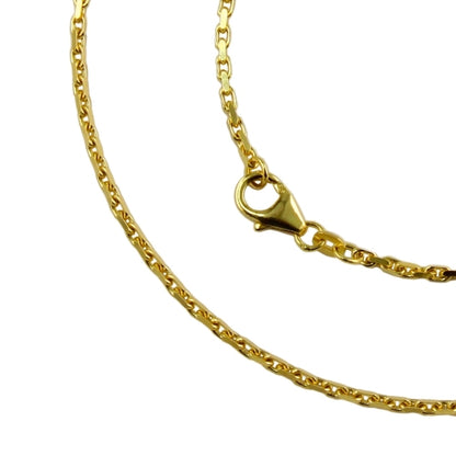 Anker-Armband diamantiert 1,8mm Gold 585 14kt 18,5cm