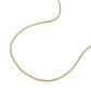 Anhänger 14x13mm Herz offen bicolor mit Zirkonia 9Kt GOLD & Kette