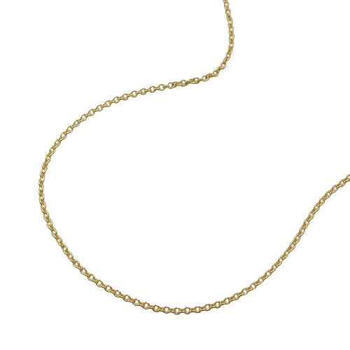 Kette 0,7mm dünne Ankerkette 9Kt GOLD 38/42/45cm