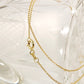 Kette 1,1mm Ankerkette rund 9Kt GOLD 42/45cm