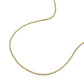 Kette 1,1mm Ankerkette rund 9Kt GOLD 42/45cm