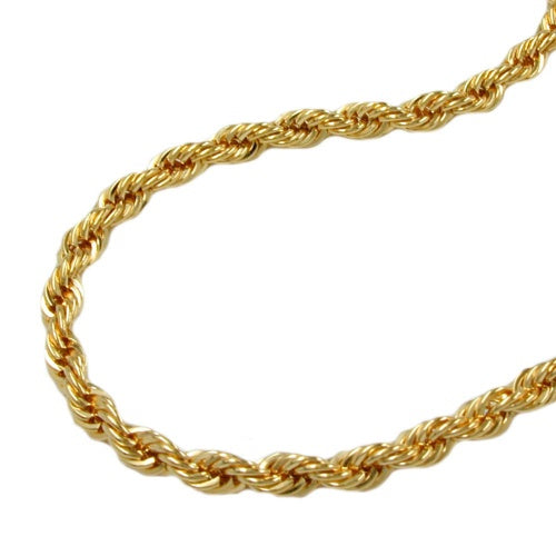 Armband/Kette 2mm Kordelkette 9Kt GOLD 19/42/45cm