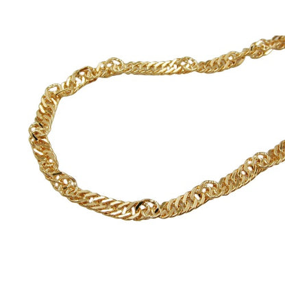Kette 1,8mm Singapur bicolor 9Kt GOLD 45/50cm