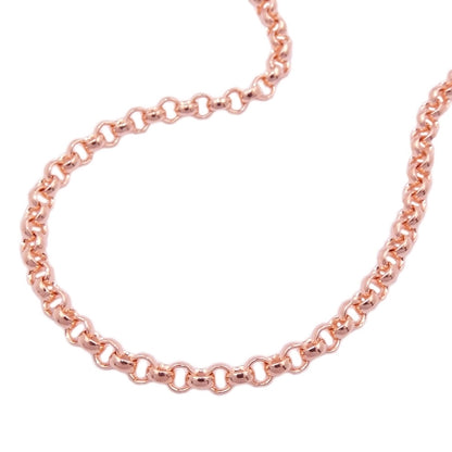 Armband/Collier 2,5mm Erbskette 14Kt Rotgold 19/45cm