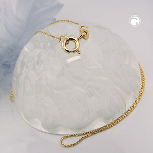Kette 0,6mm Fantasie-Muster gedreht 14Kt GOLD 42/45cm