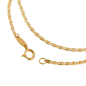 Armband /Collier 1,5mm Fantasiekette 9Kt GOLD 19/45cm