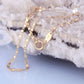 Armband /Collier 1,5mm Fantasiekette 9Kt GOLD 19/45cm
