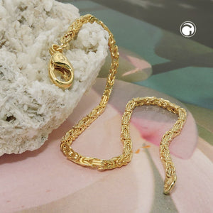 Armband/Kette 1,8x1,8mm Königskette 14Kt GOLD  19/50cm