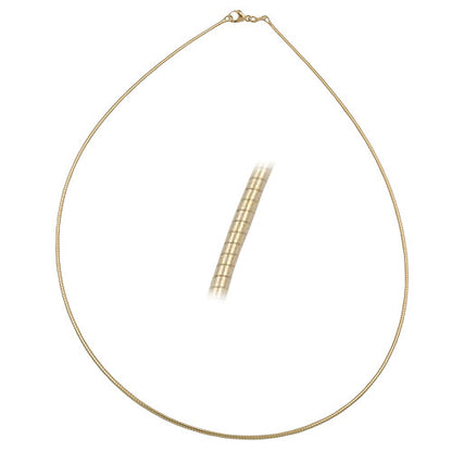 Kette 0,8mm Rundkette 9Kt GOLD 42/45cm