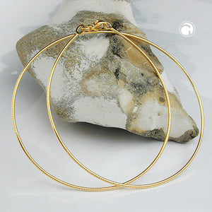 Kette 0,8mm Rundkette 9Kt GOLD 42/45cm