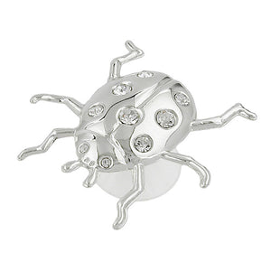 Suncatcher Marienkäfer 53x55mm mit Glassteinen