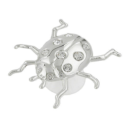 Suncatcher Marienkäfer 53x55mm mit Glassteinen